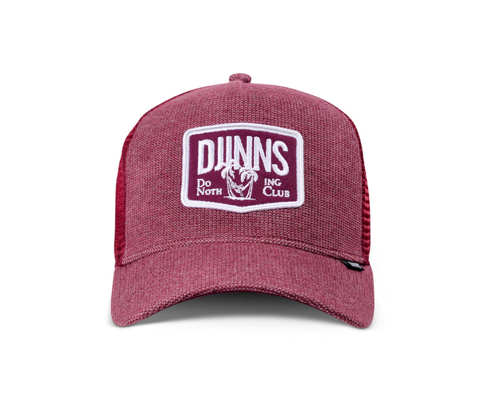 Djinns HFT DNC Wafflemelange Trucker Cap - Wine