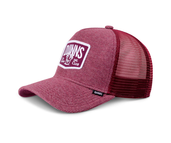 Djinns HFT DNC Wafflemelange Trucker Cap - Wine