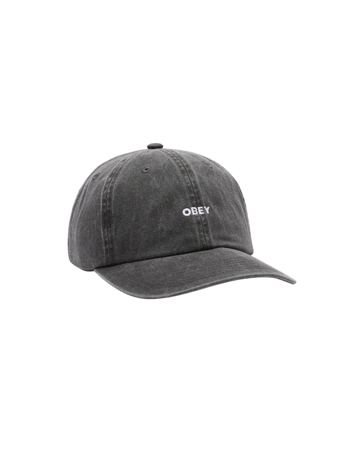 Obey PIGMENT BOLD STRAPBACK 6 Panel Strapback - Pigment Black