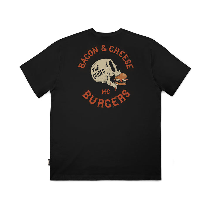 The Dudes Bacon & Cheese T-Shirt - Black