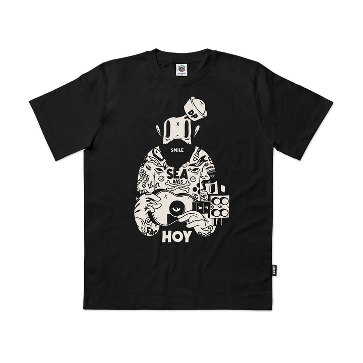 The Dudes Captain T-Shirt - Black/White