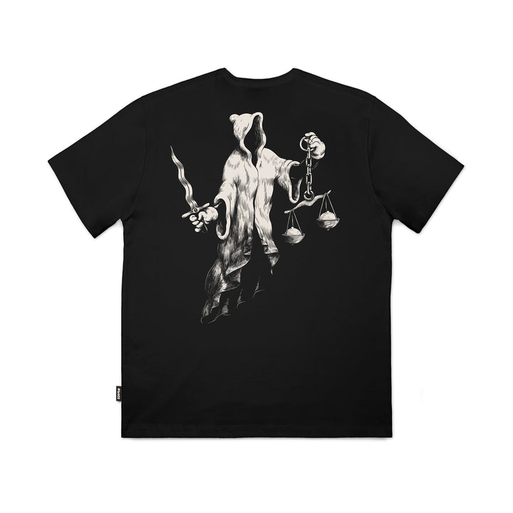 The Dudes Justits T-Shirt - Black/White