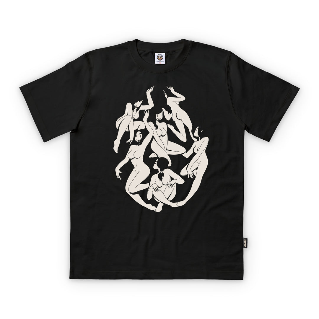The Dudes Martians T-Shirt - Black