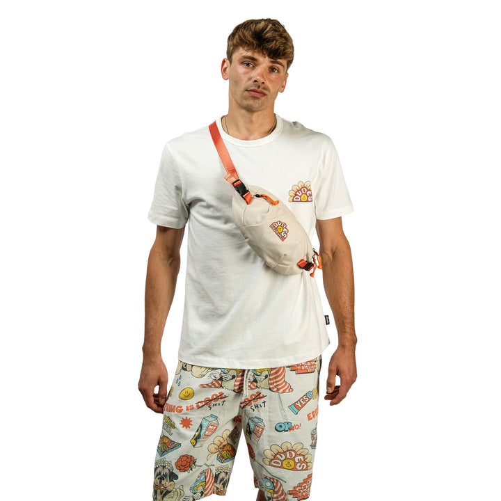 The Dudes x Doughnut Christopher Seattle Cream Hip Bag - Creme