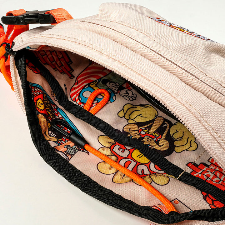 The Dudes x Doughnut Christopher Seattle Cream Hip Bag - Creme