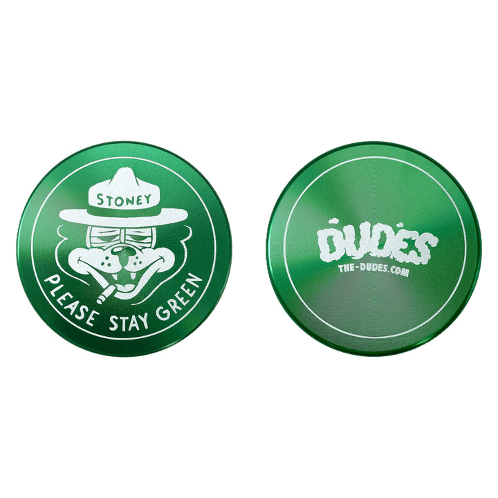 The Dudes Stay Green Grinder Bottlegreen