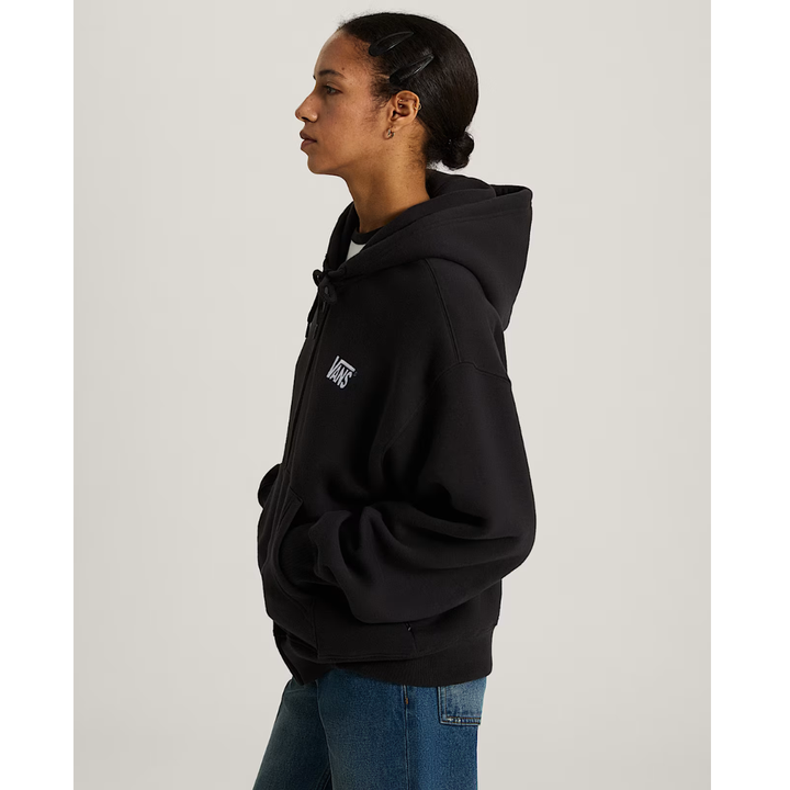 Vans Strech Logo Zip Hoodie - Black
