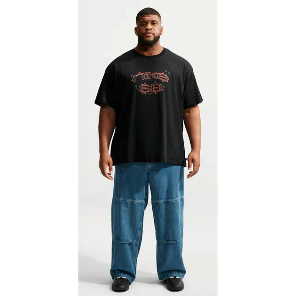 Nike SB T-shirt 4428 - Black/Orange 010