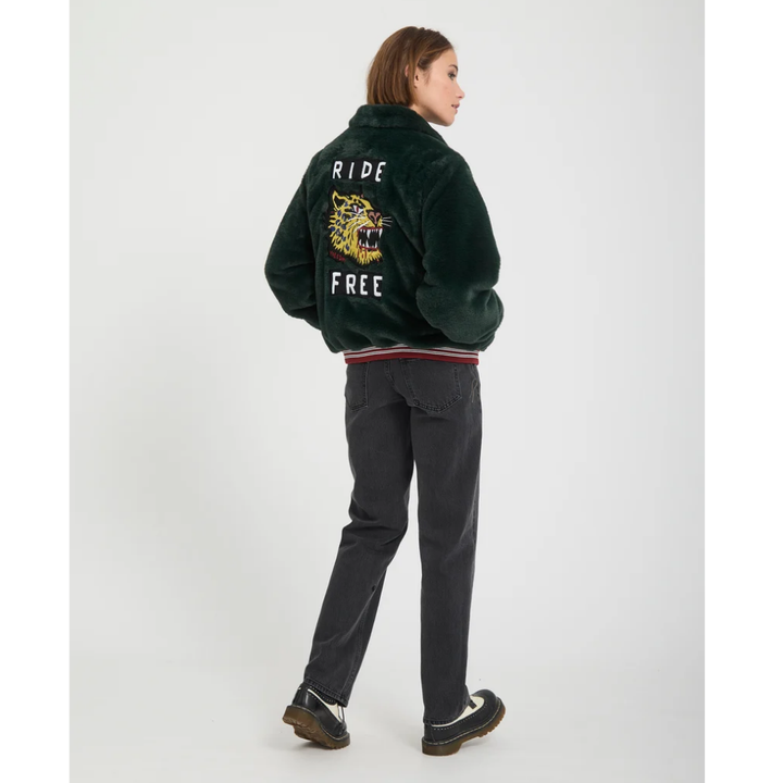 Volcom Ozzy Women Jacke - Scarab Green