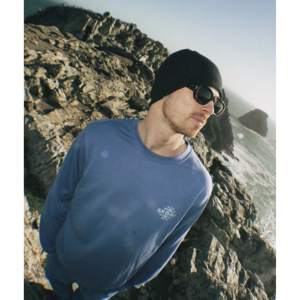 Oxbow Long sleeves t-shirt - Vintage Indigo