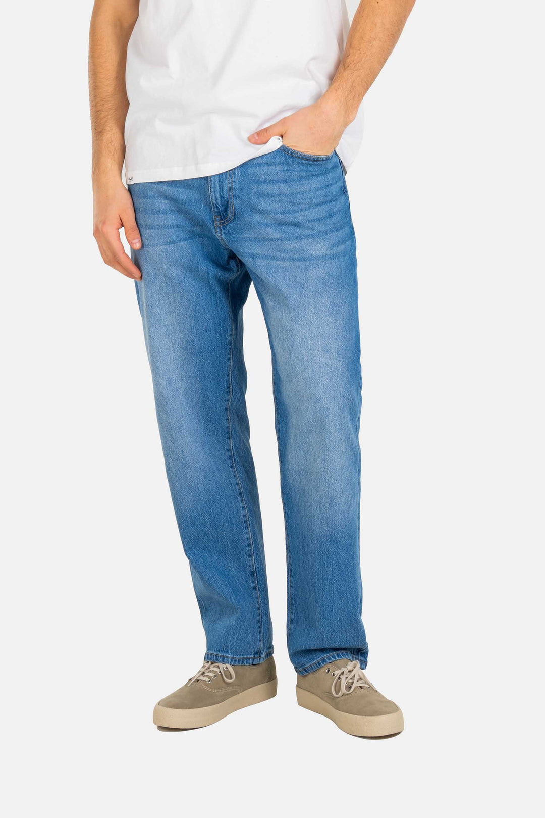 Reell Rave Jeans - Mid Blue Wash