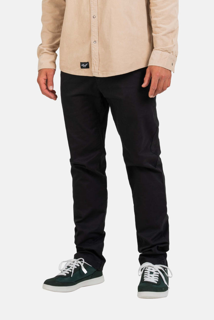 Reell Straight Organic Chino (Pulse) Deep Black