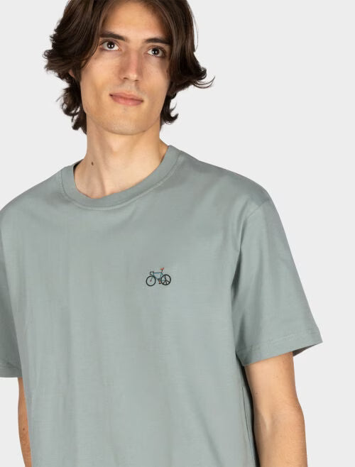 Iriedaily Peaceride Emb T-Shirt - Dark Slate