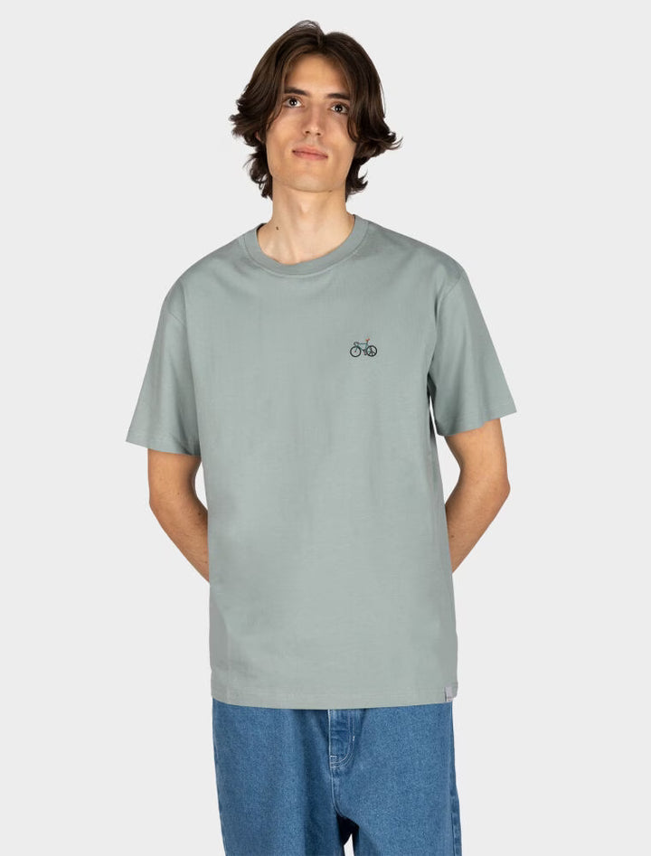 Iriedaily Peaceride Emb T-Shirt - Dark Slate