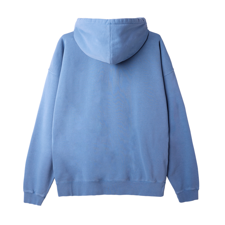 Obey Pigment Collegiate Extra heavyweight OVERSIZE HOOD - Coronet Blue