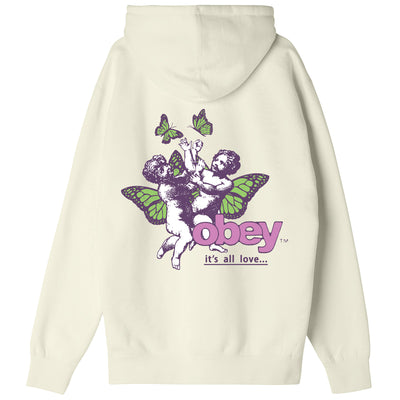 OBEY Its all Love hood - Unbleached