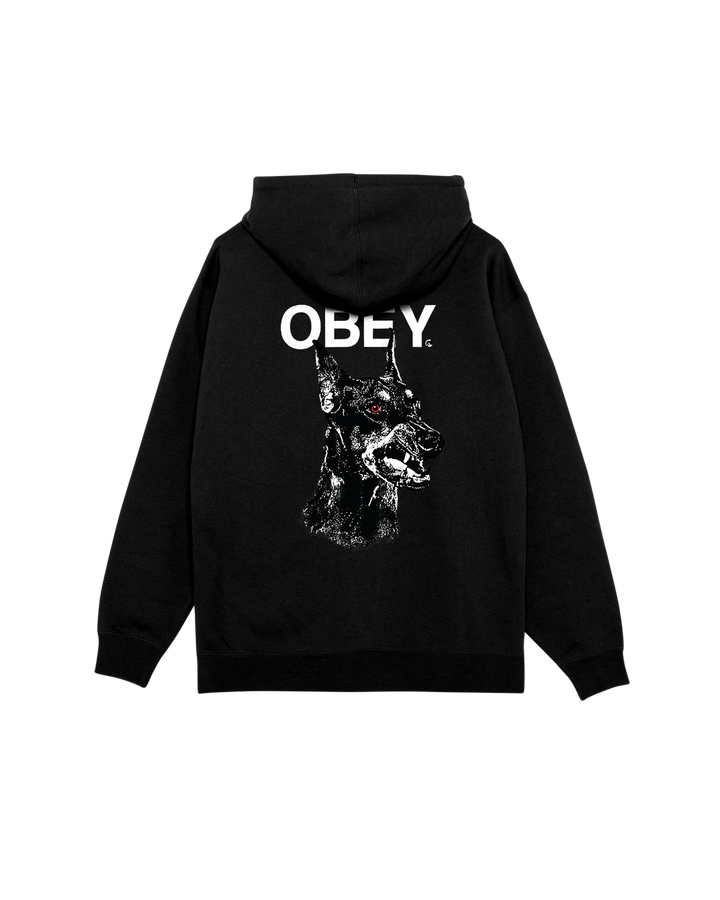 Obey DOBERMAN PULLOVER HOOD Black