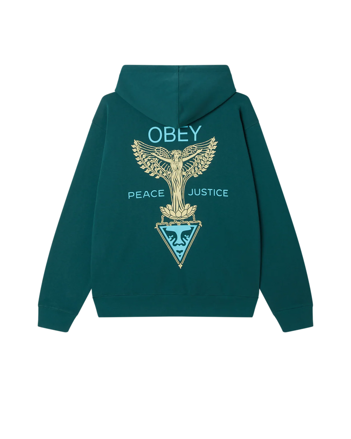 Obey NOUVEAU ANGEL PULLOVER HOOD - MEDITERRANEA