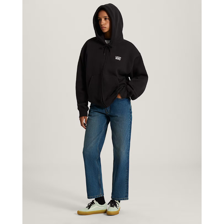 Vans Strech Logo Zip Hoodie - Black