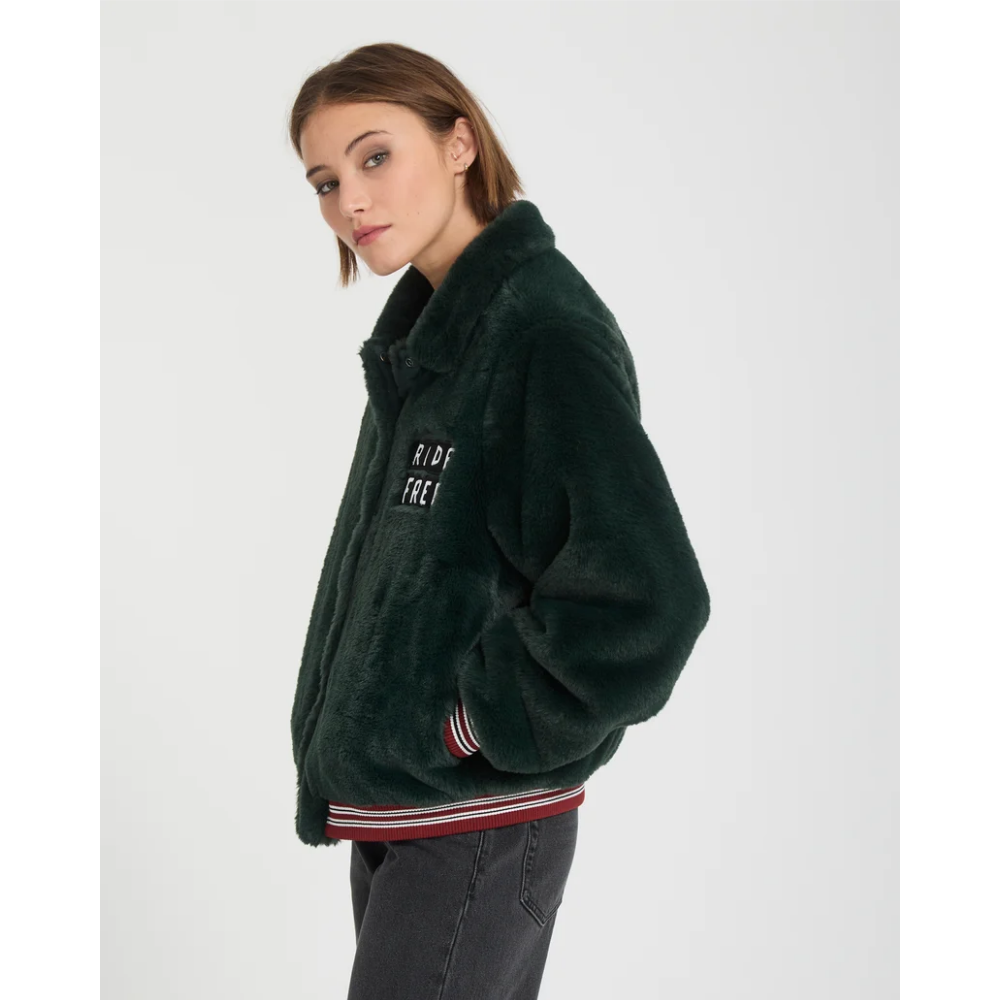 Volcom Ozzy Women Jacke - Scarab Green