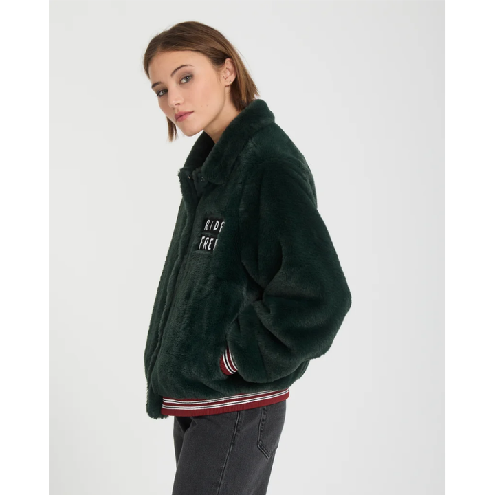 Volcom Ozzy Women Jacke - Scarab Green