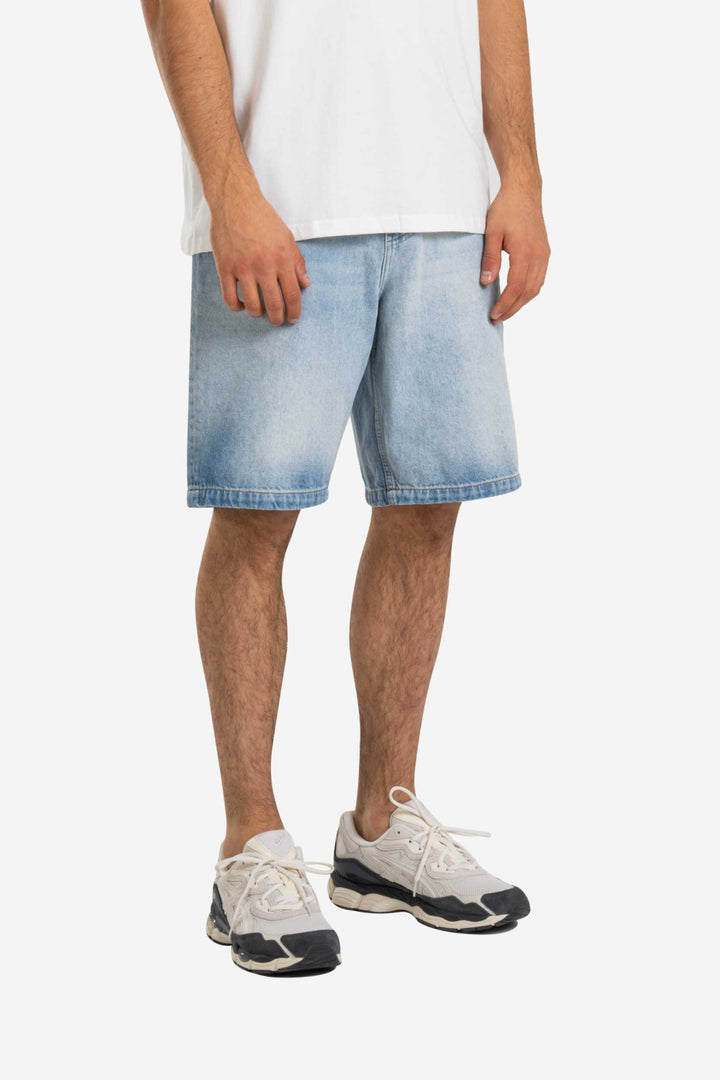 Reell Bolt Jeans Short - Light Blue Wash