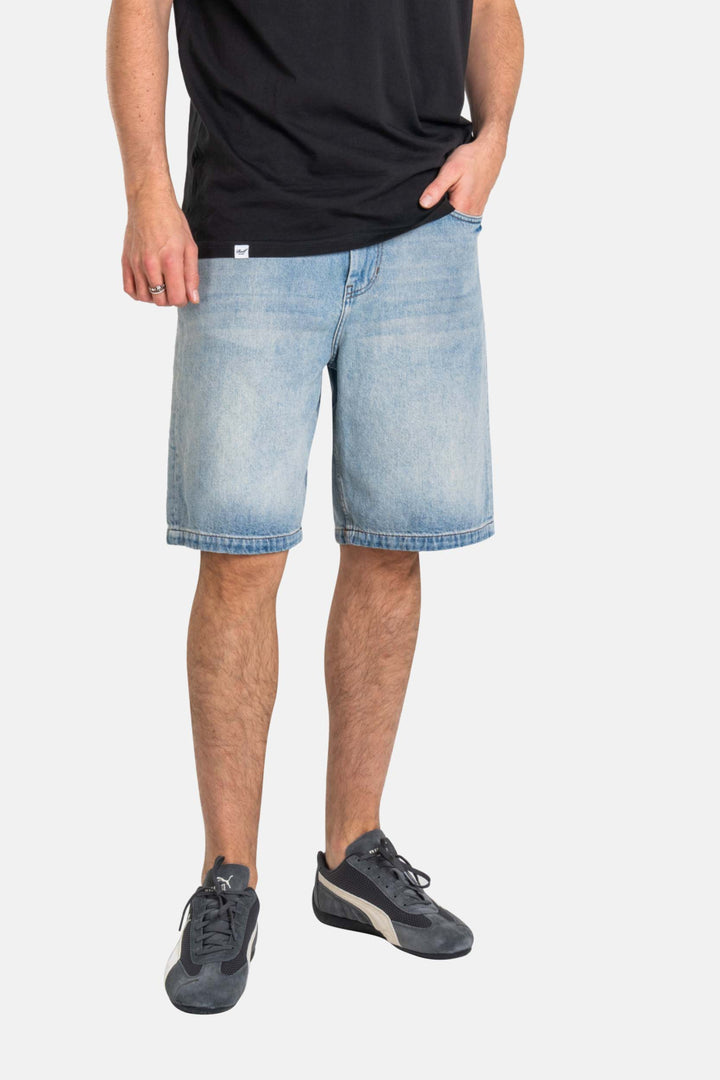 Reell Bolt Jeans Short - Vintage Mid Blue