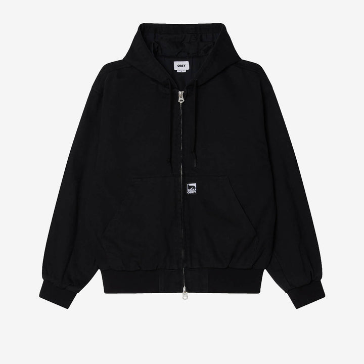 Obey GLEN ZIP UP JACKET Black