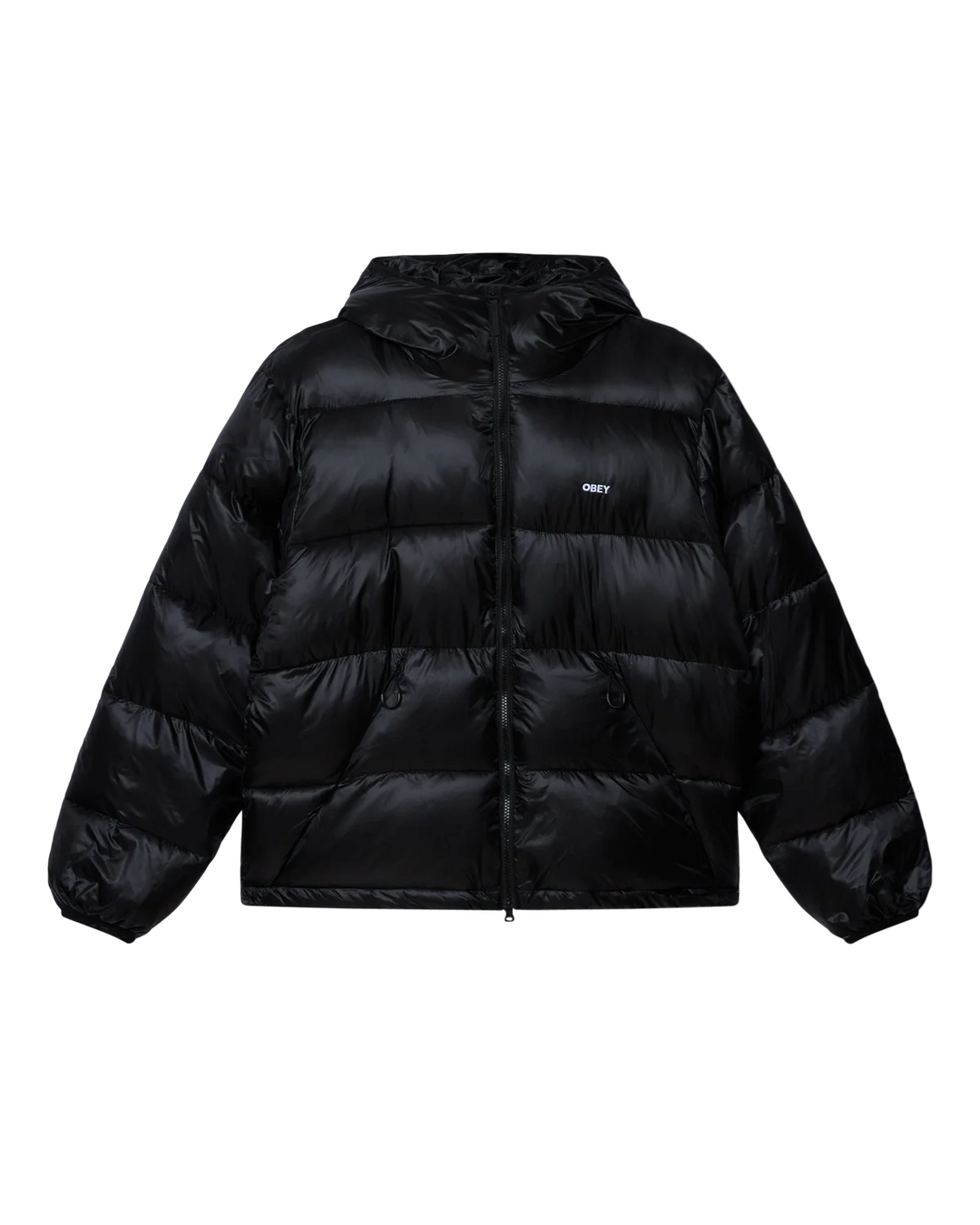 Obey STRATUS PUFFER JACKET - Black