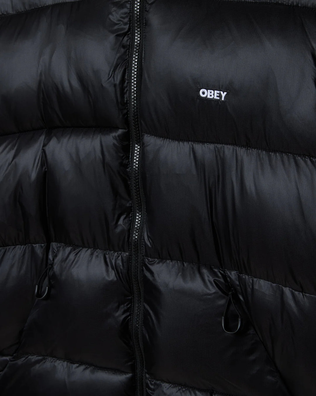 Obey STRATUS PUFFER JACKET - Black