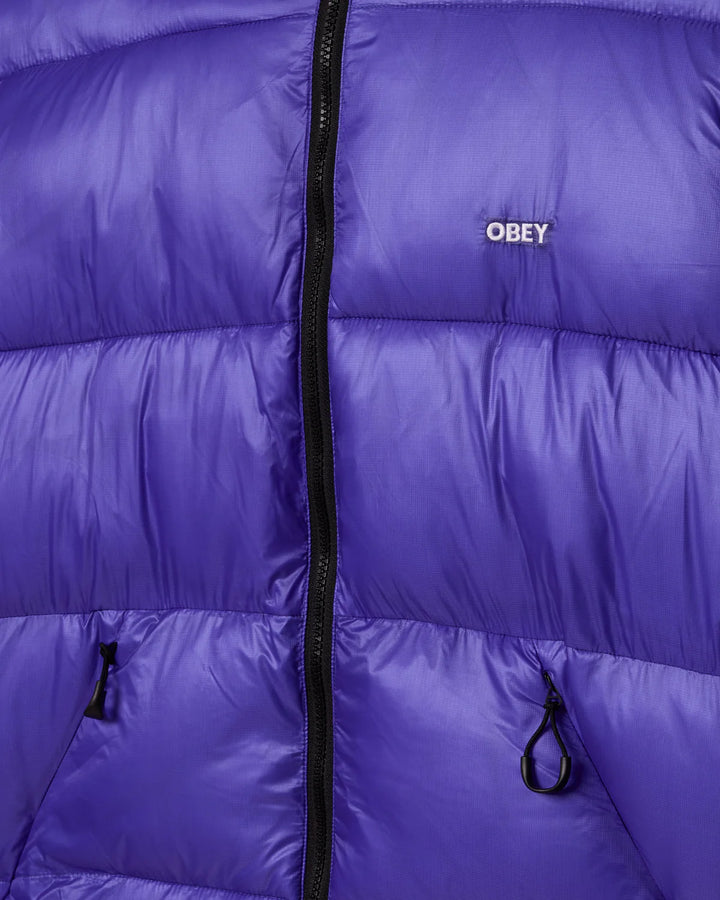 Obey STRATUS PUFFER JACKET - Blue