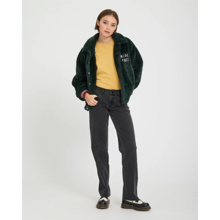 Volcom Ozzy Women Jacke - Scarab Green