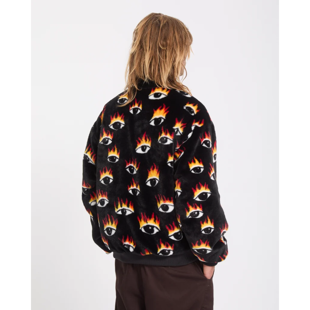 Volcom Ozzy Wendbare Bomberjacke - Black
