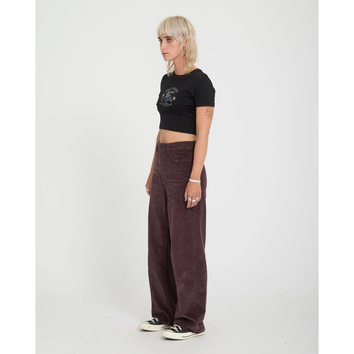Volcom Weellow II Cordhose - Raisin