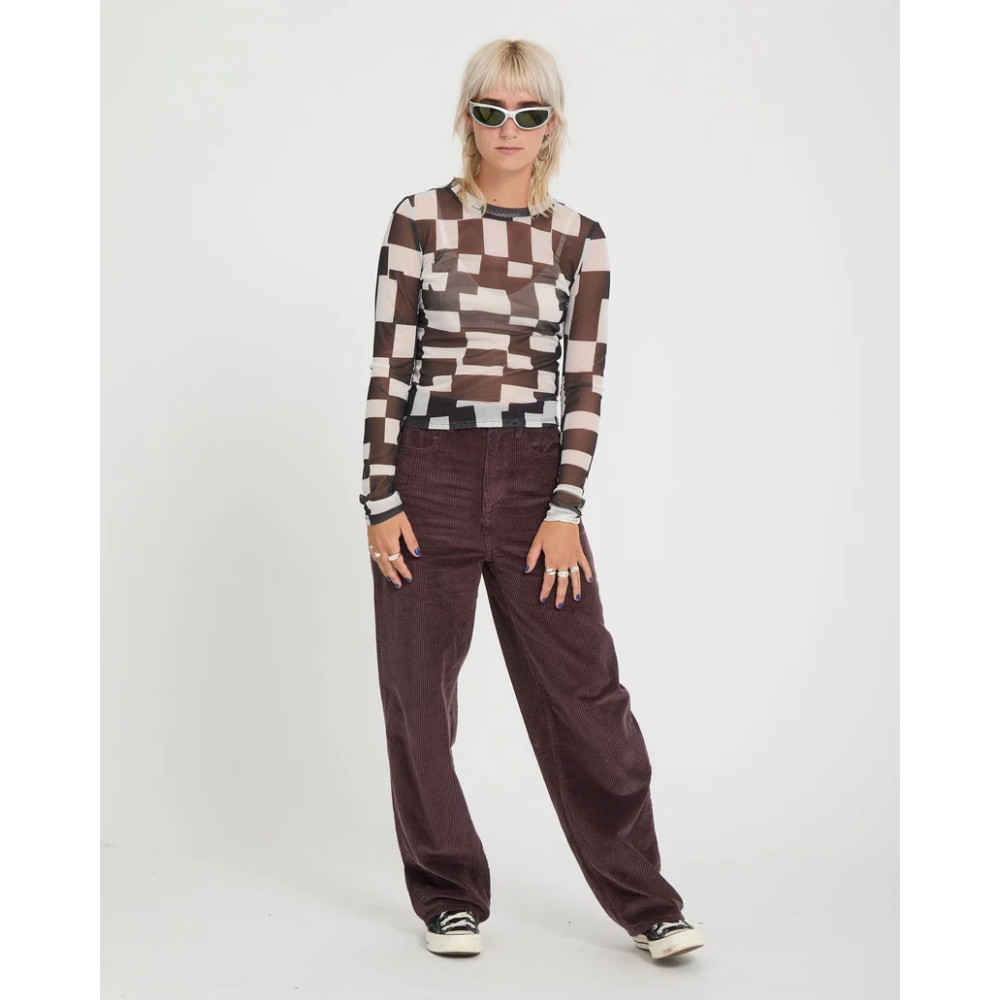 Volcom Weellow II Cordhose - Raisin