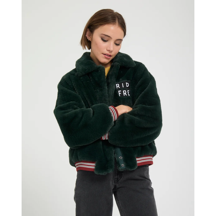 Volcom Ozzy Women Jacke - Scarab Green