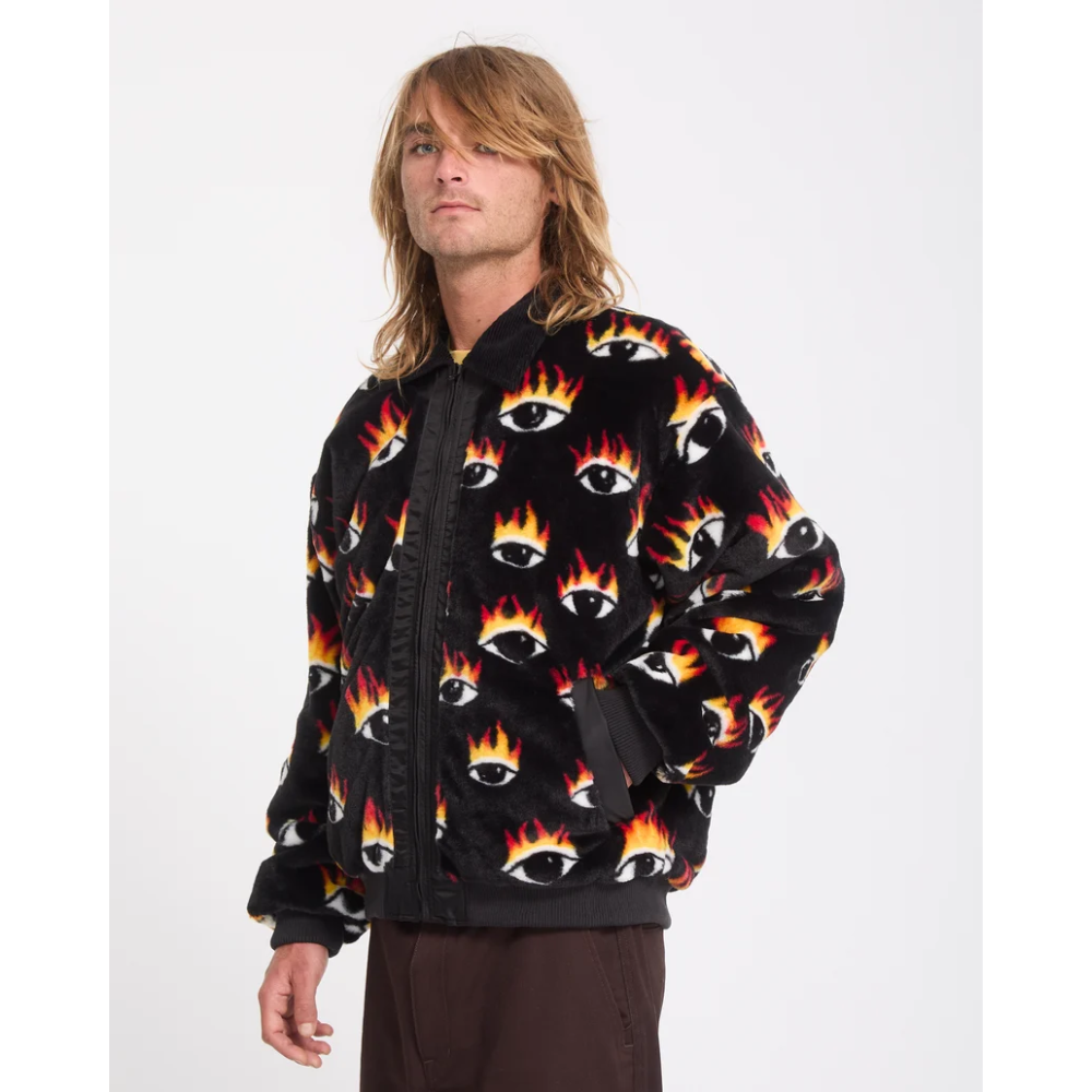 Volcom Ozzy Wendbare Bomberjacke - Black