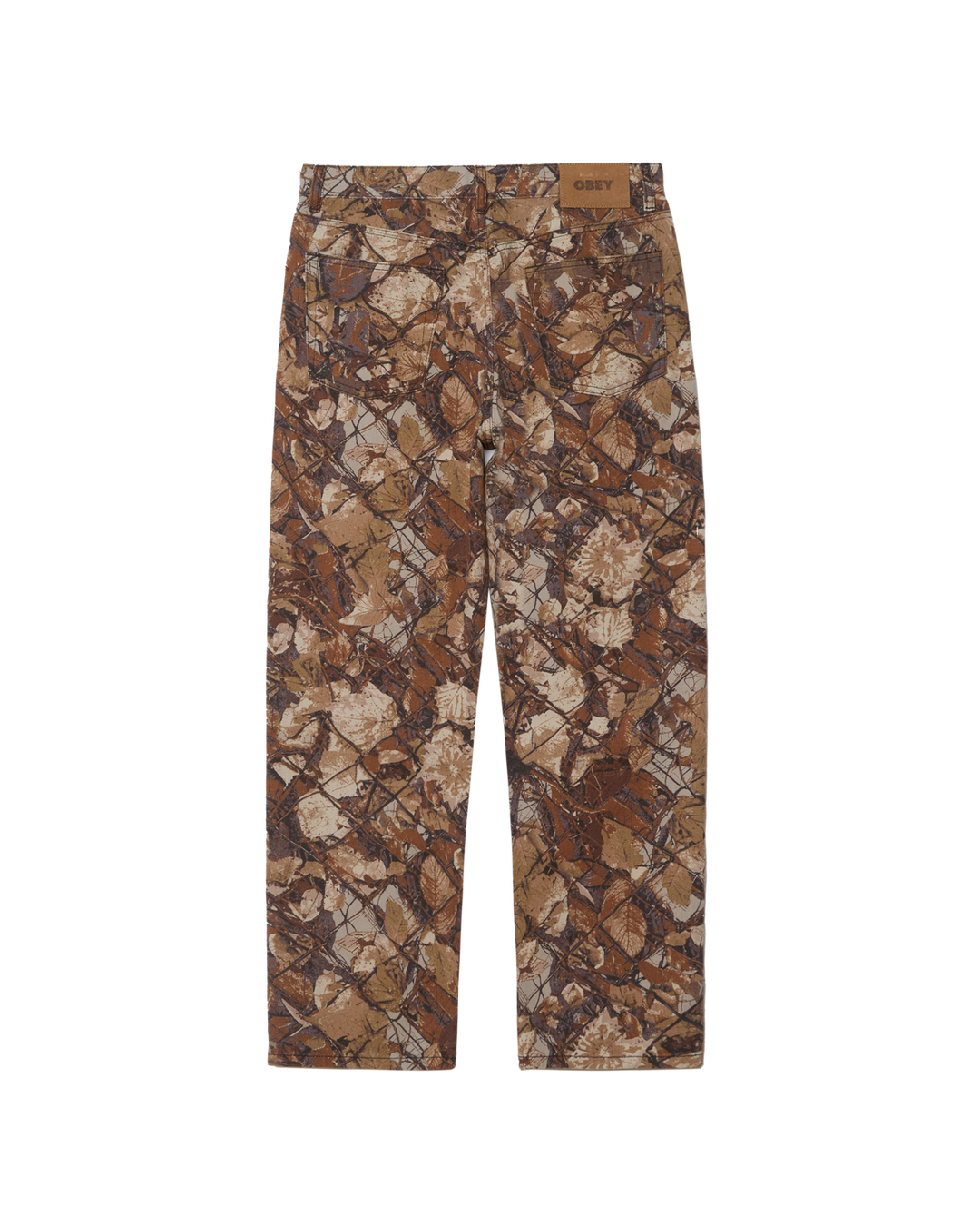 Obey  CLASSIC BAGGY Jeans DENIM - Fence Camo Multi Braun