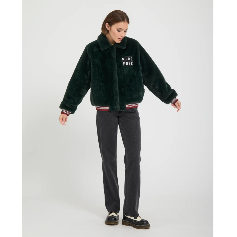 Volcom Ozzy Women Jacke - Scarab Green