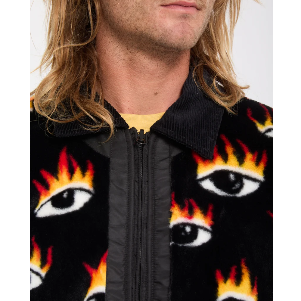 Volcom Ozzy Wendbare Bomberjacke - Black
