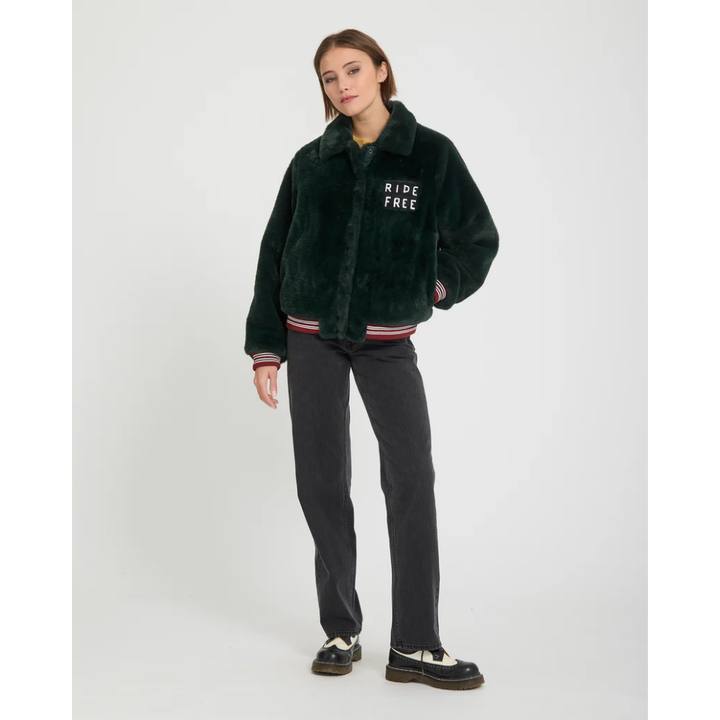 Volcom Ozzy Women Jacke - Scarab Green