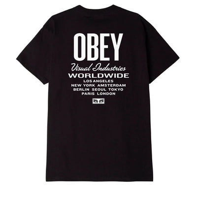 Obey VISUAL IND. WORLDWIDE CLASSIC T-SHIRT