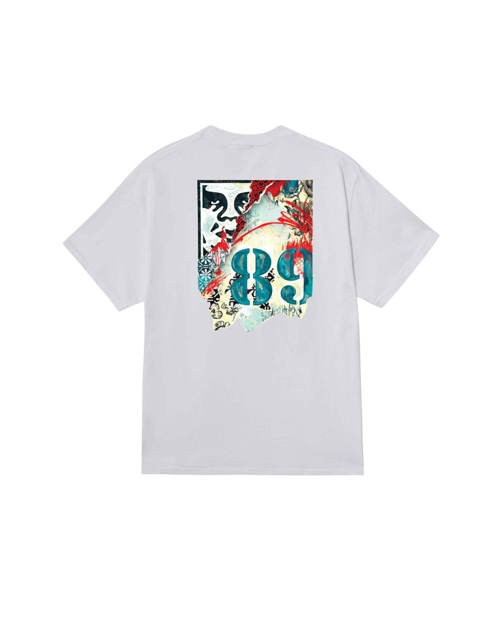 obey Lisbon Icon Tee White