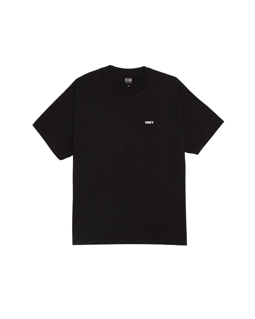 Obey THE MEDIUM IS THE MESSAGE CLASSIC T-SHIRT - Black