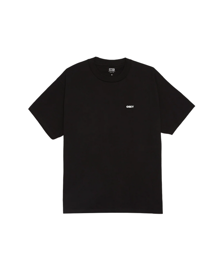 Obey THE MEDIUM IS THE MESSAGE CLASSIC T-SHIRT - Black