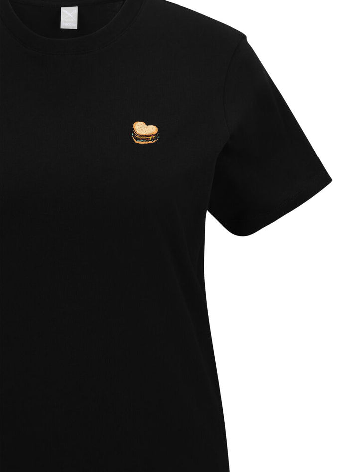 Iriedaily Burger Love Woman T-Shirt black