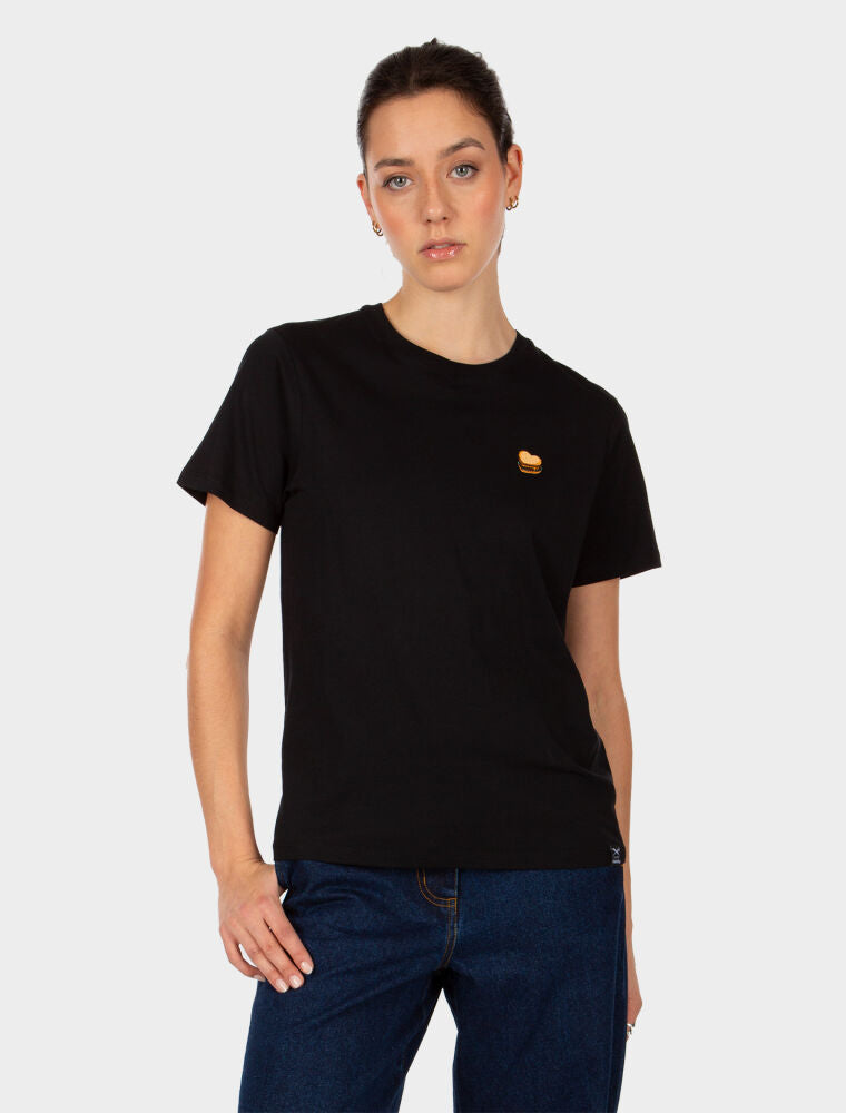 Iriedaily Burger Love Woman T-Shirt black