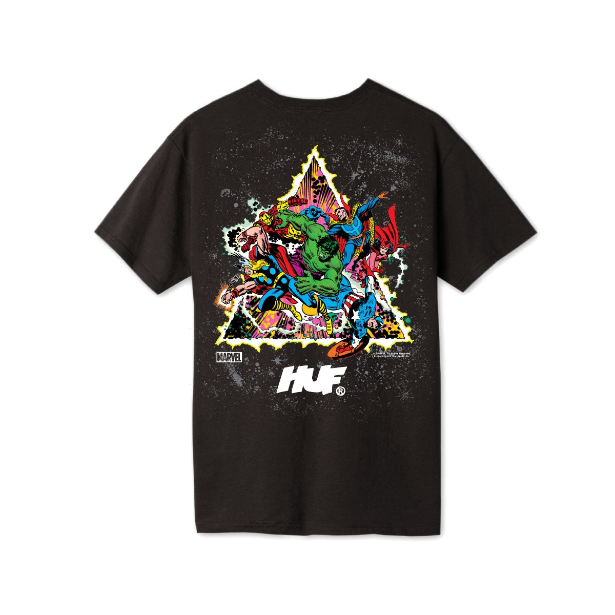 HUF x Avengers Cosmic Assemblage T-Shirt - black