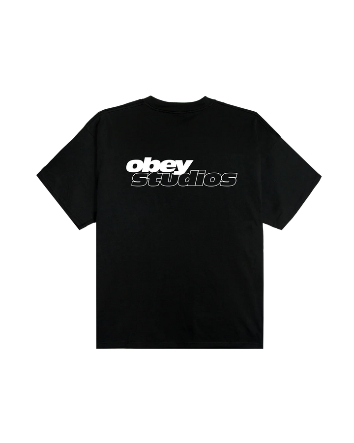 Obey STUDIOS SPORT PIGMENT LS T-SHIRT - Black