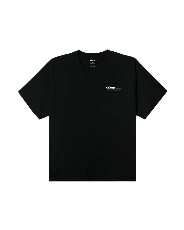 Obey STUDIOS SPORT PIGMENT LS T-SHIRT - Black